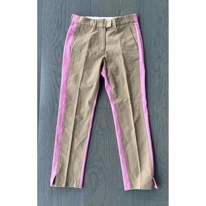 MSGM Pink & Tan Trouser Pants Work Khakis Italian Size 40 / Medium